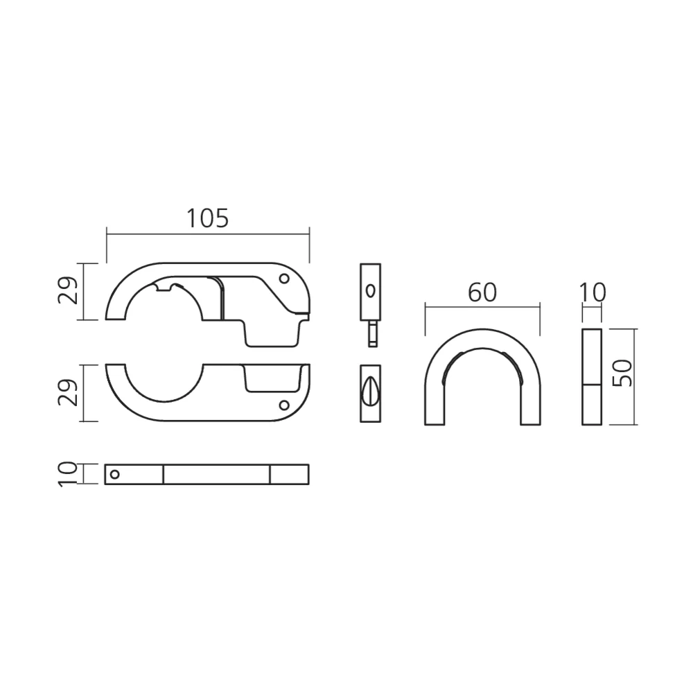 Support caisson latéral CYCLOS