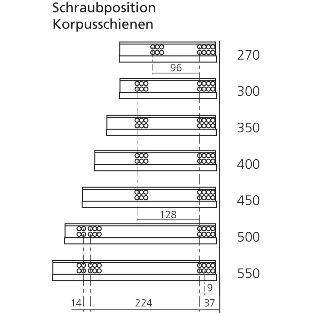 TANDEM 560H 30 kg sans BLUMOTION