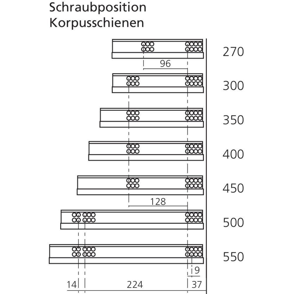 TANDEM 560H 30 kg sans BLUMOTION
