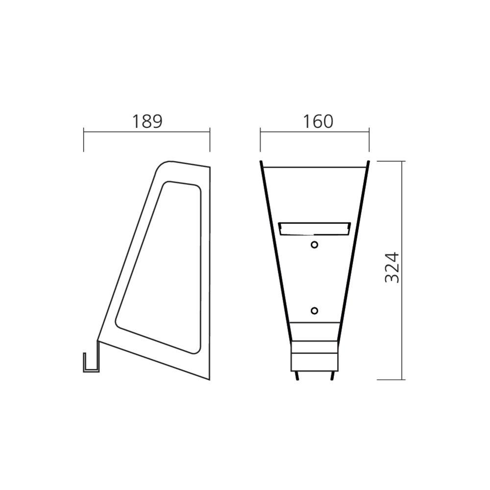 Support mural pour fer à repassser