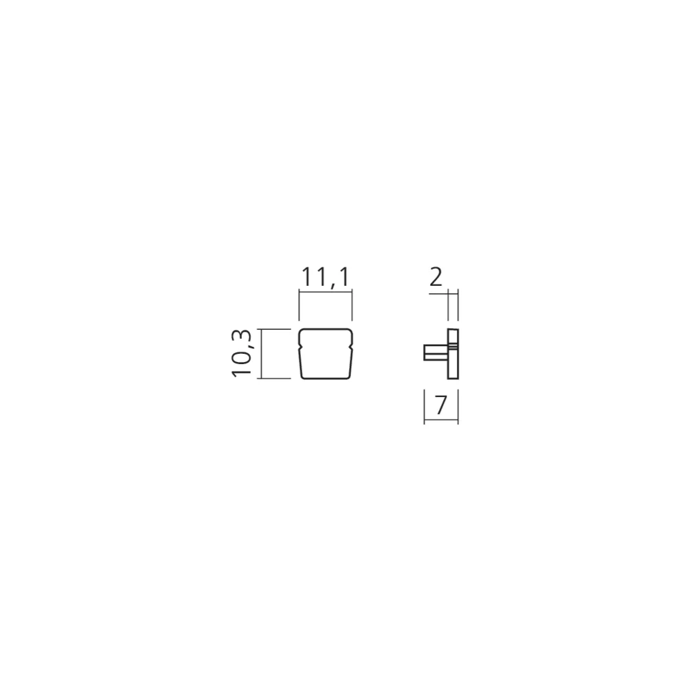 Embout pour Minirail