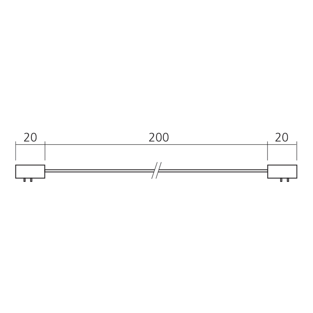 Fil de connexion double pour Minirail