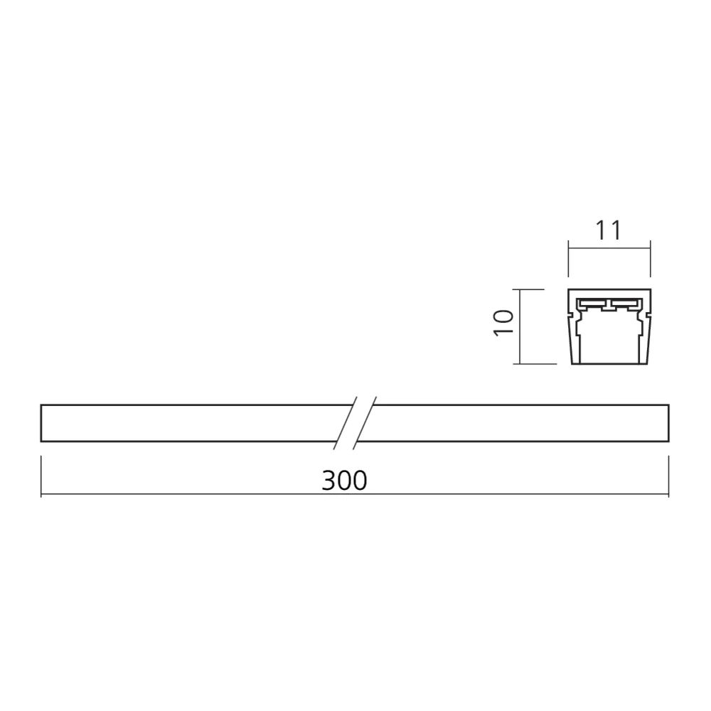 Réglette LED 24 V pour Minirail