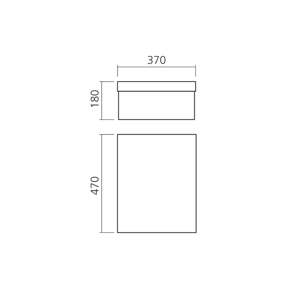 Boîte de rangement CINA hauteur 180