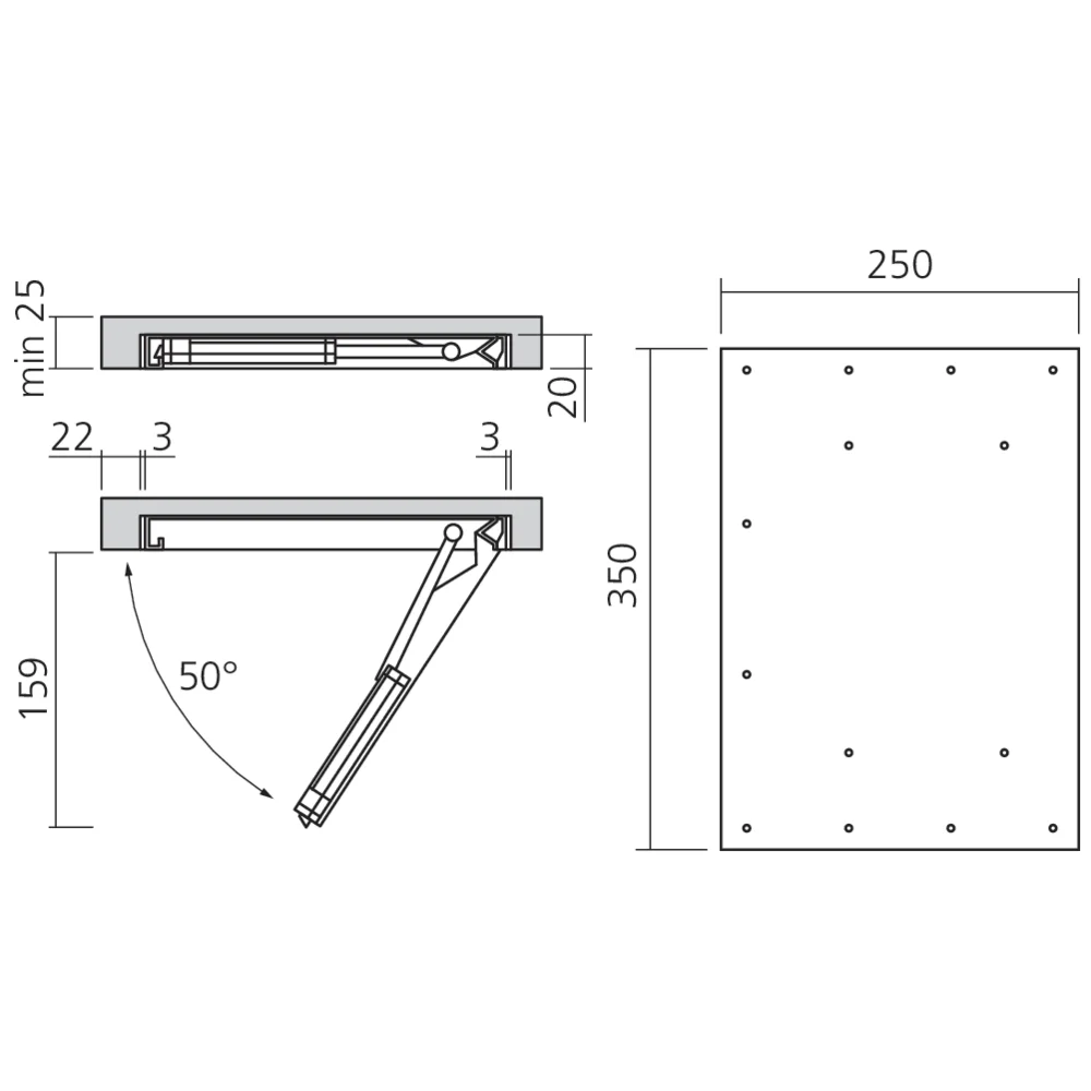 Coffre-fort encastrable Bluetooth