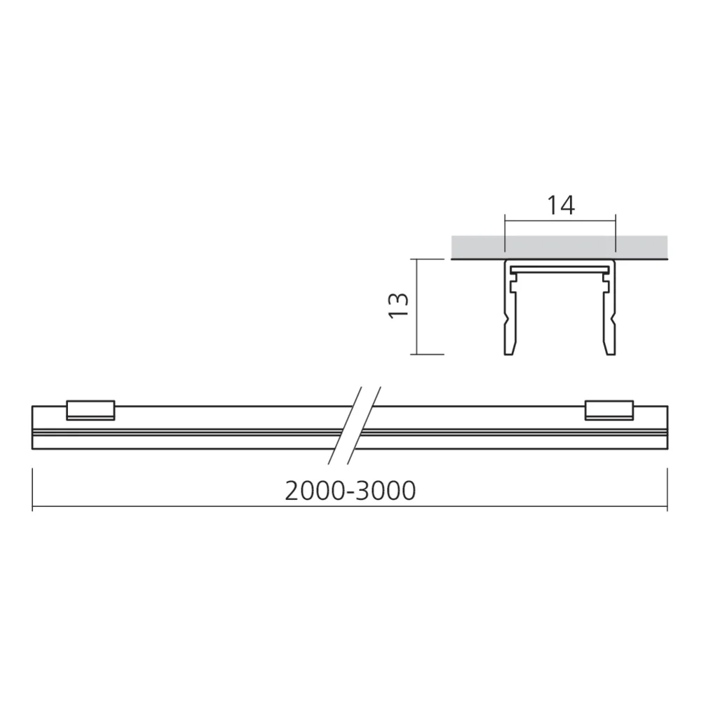 Rail électrifié Maxirail en applique