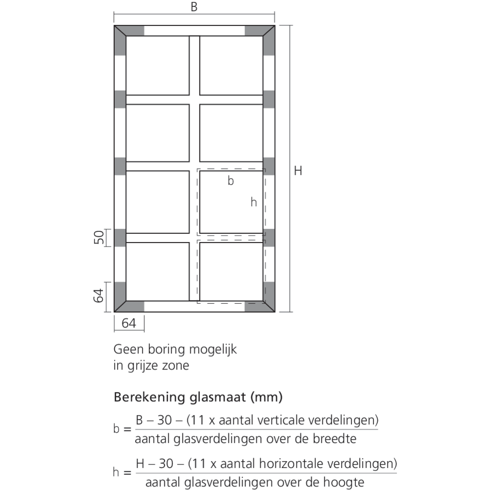 Cadre alu étroit PE1T