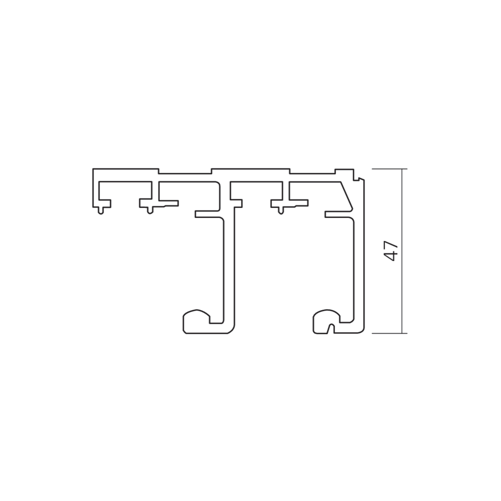 Rail haut Combino 65 IS