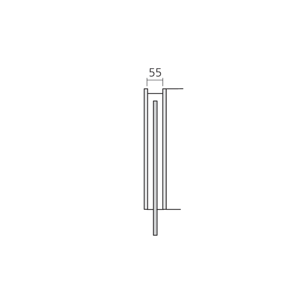 Equerre de montage 55 mm PB15