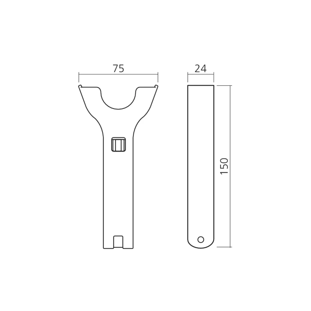 Outil de réglage pour pied socle PIE451