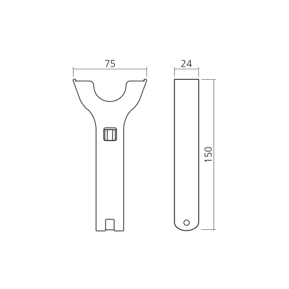 Outil de réglage pour pied socle PIE451