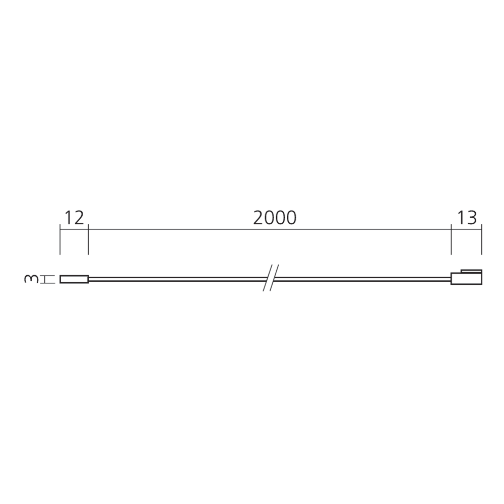 Fil de connexion pour réglette Line éclairage indirect