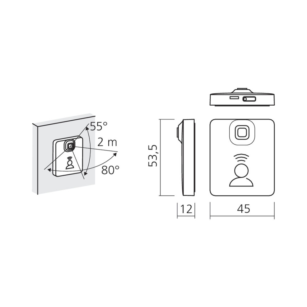 Capteur de mouvement sans fil Power System
