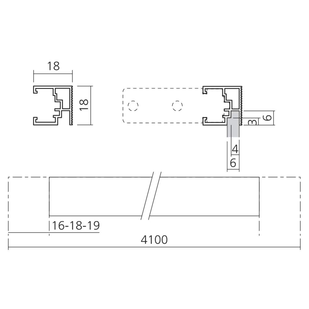 Traverse recoupable pour caisson