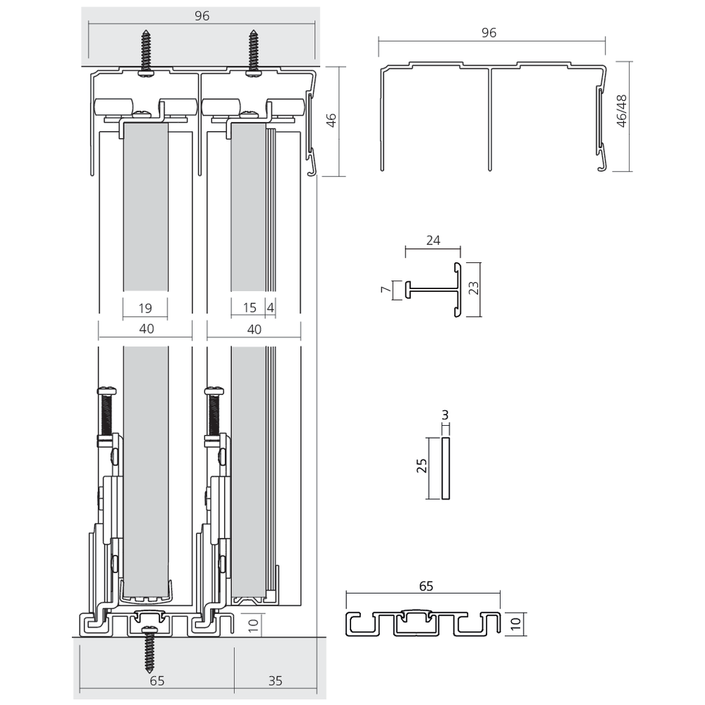 Kit placard Quadra
