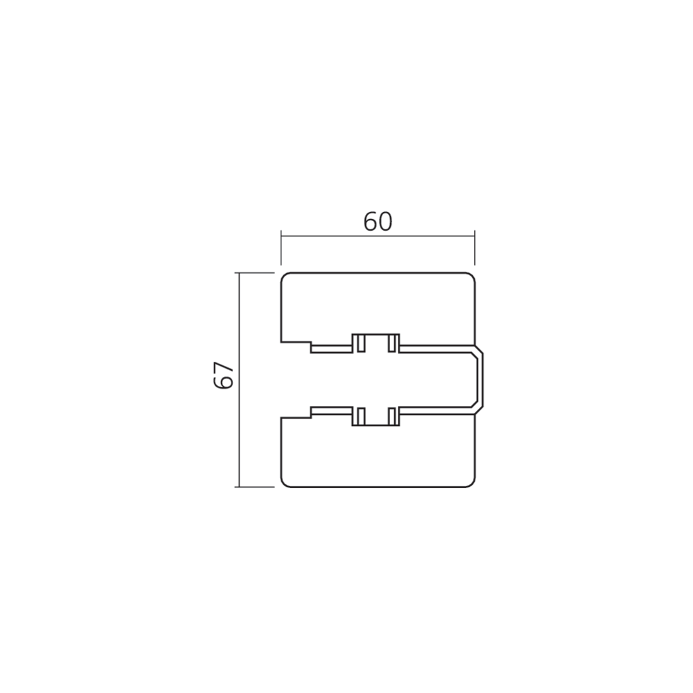 Cache embase 95°