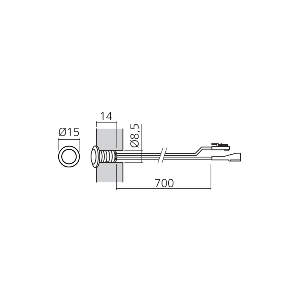 Spot LED MINI 12 V