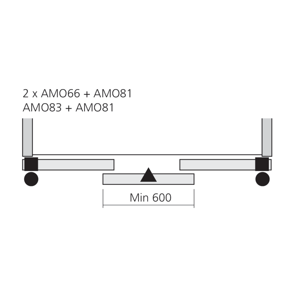 Amortisseur central Combino 65/80 FS