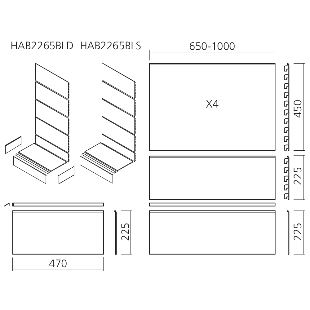 Kit habillage métallique ES30