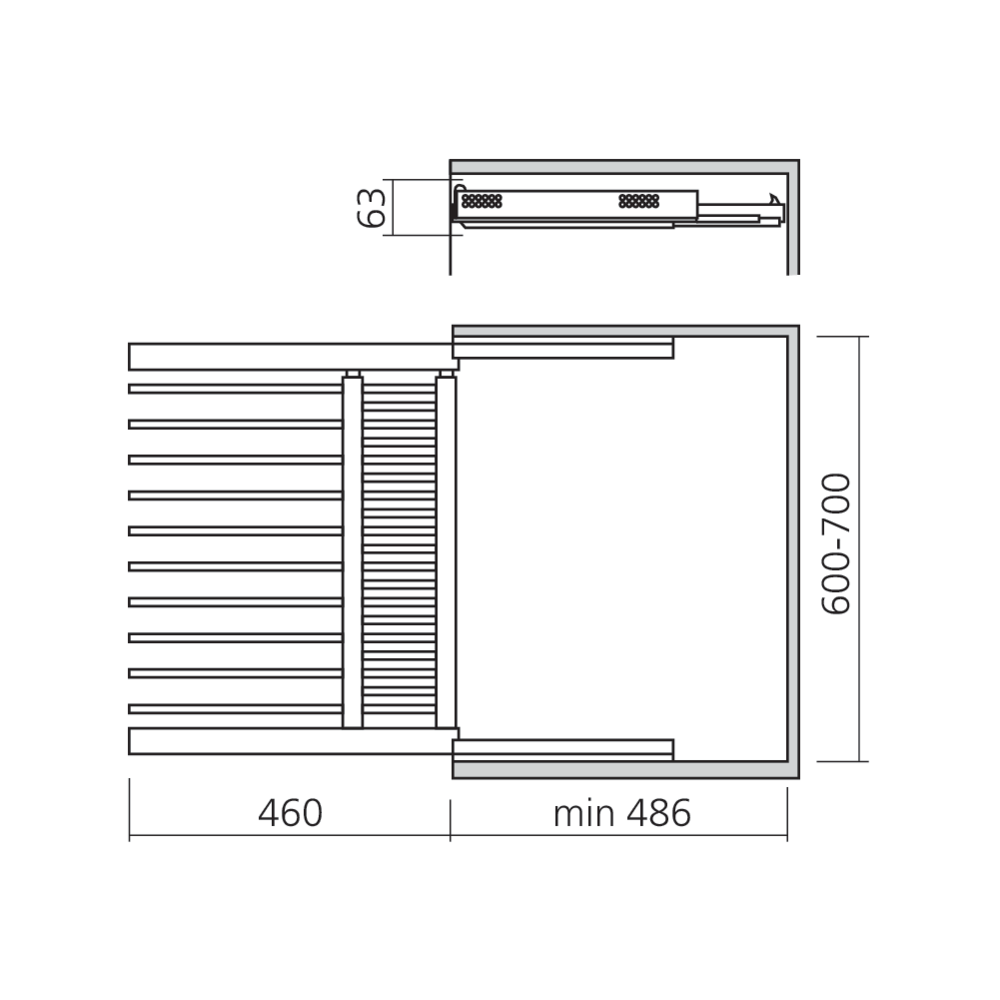 Porte-pantalons LINÉA