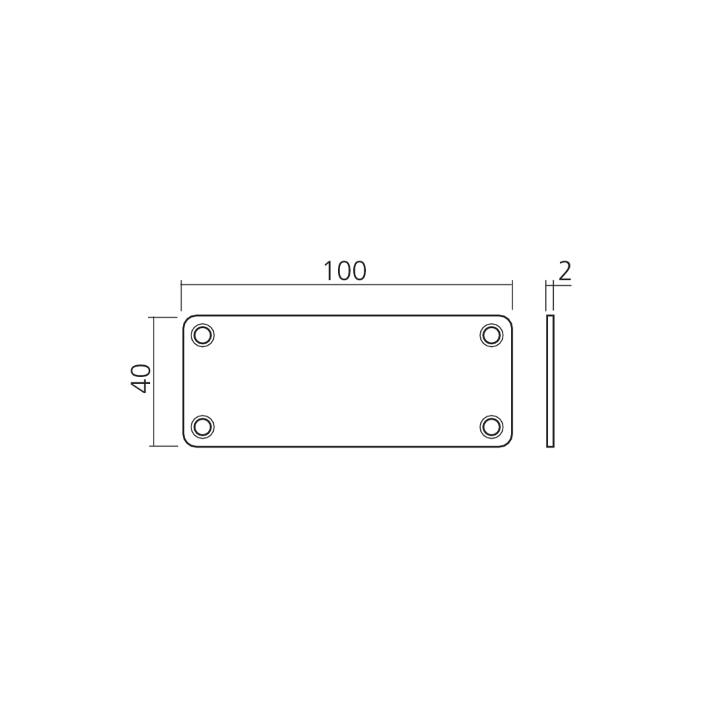 Platine de fixation
