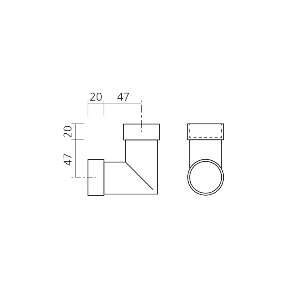 Angle à 90°