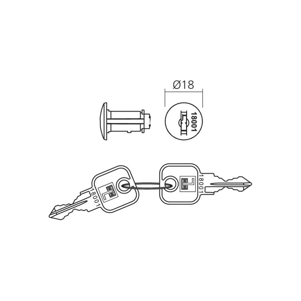 Barillet interchangeable