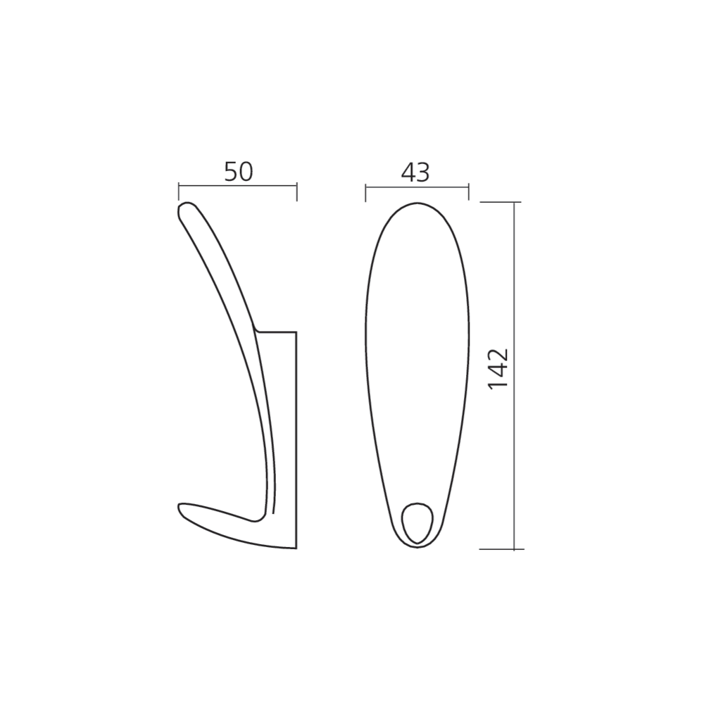 Patère POP grand modèle