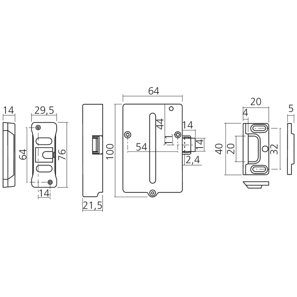 Serrure électronique à carte MIFARE