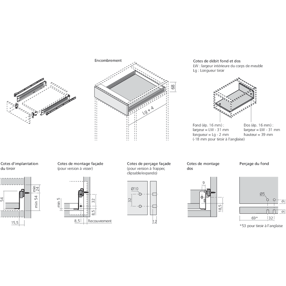 METABOX 320N hauteur 54 sortie simple