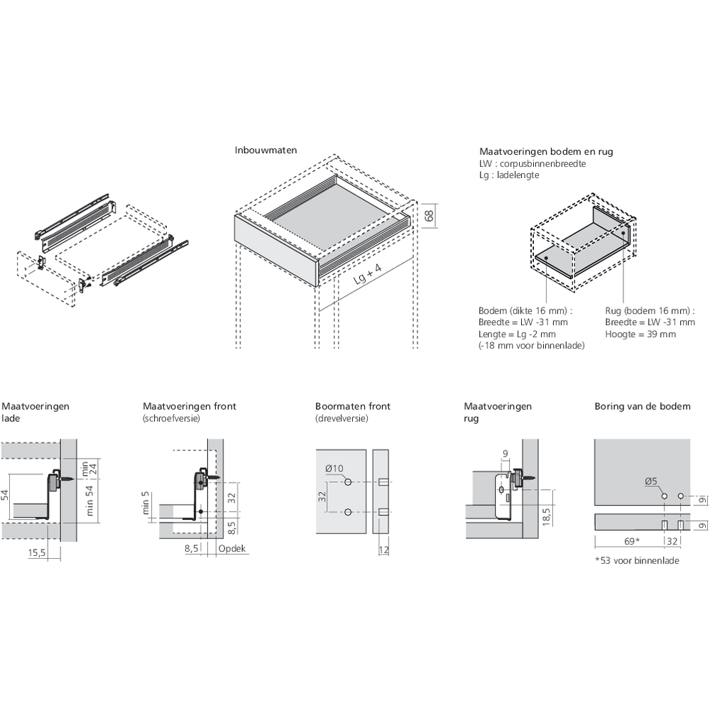 METABOX 320N hauteur 54 sortie simple