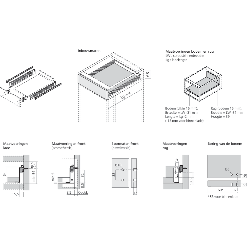 METABOX 320N hauteur 54 sortie simple