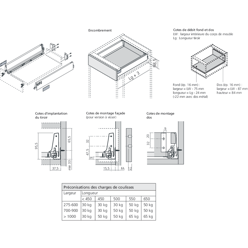 TANDEMBOX hauteur M