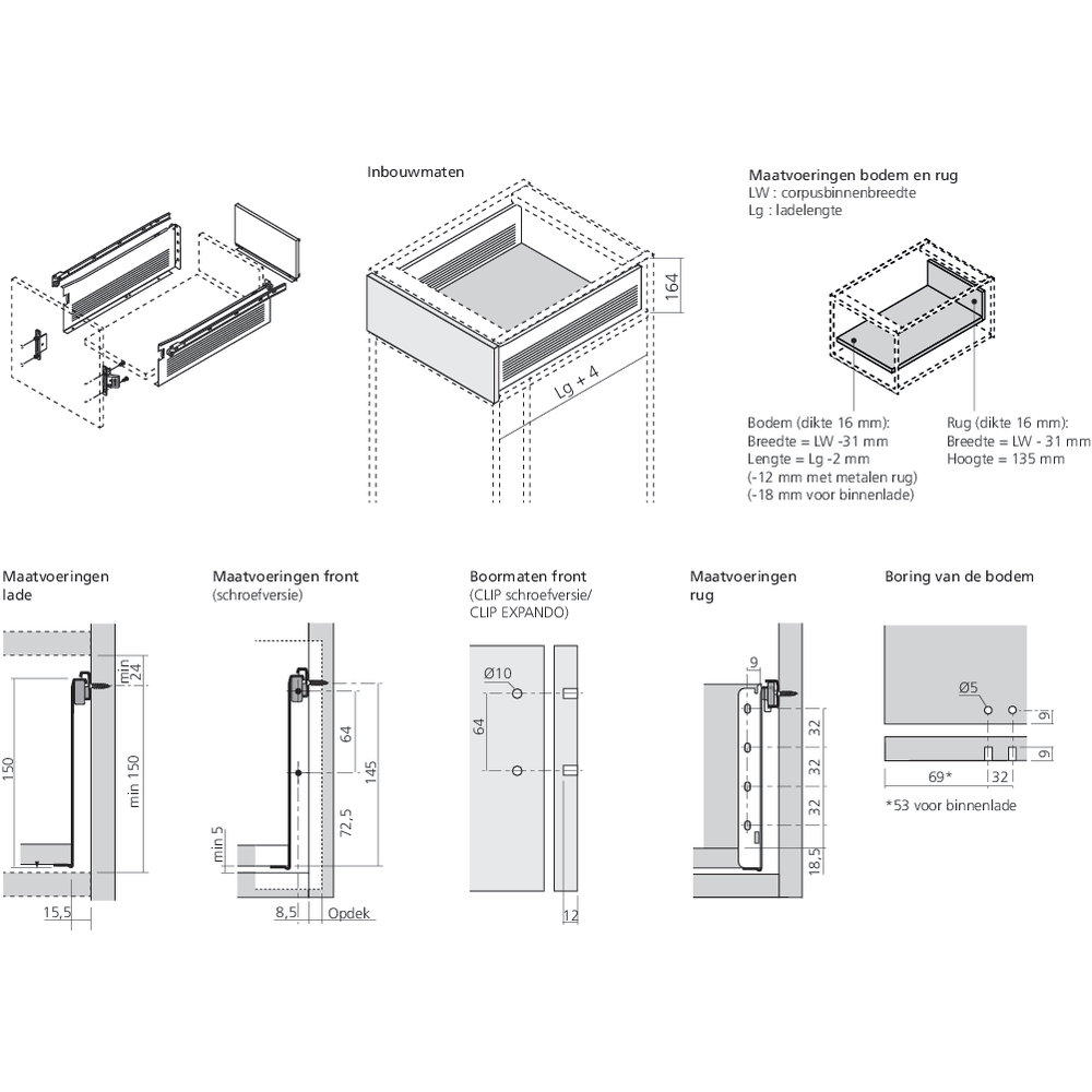 METABOX 320H hauteur 150 sortie simple