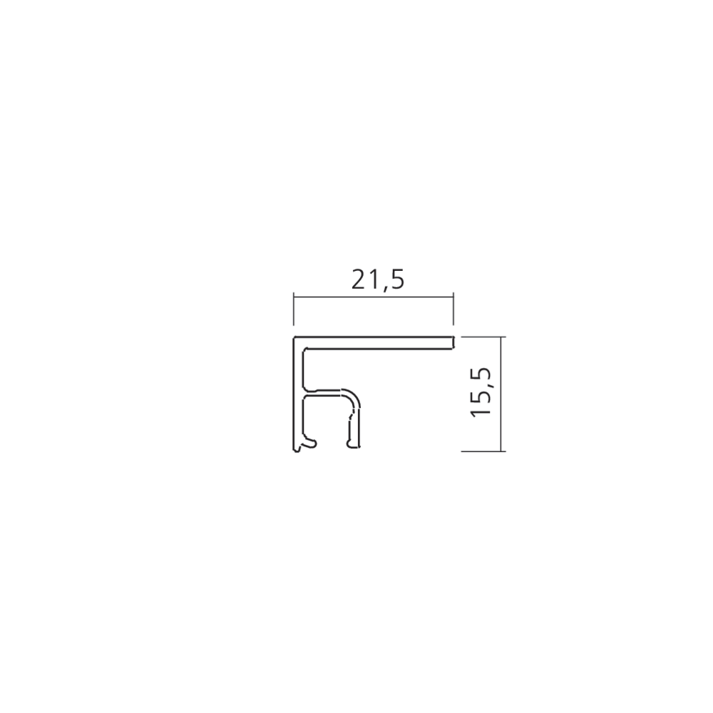 Cache pour rail Libra