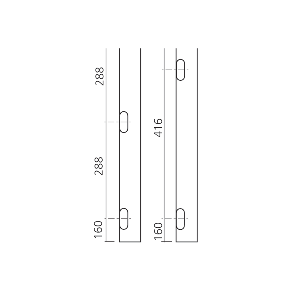 Profil cadre de porte aluminium usiné