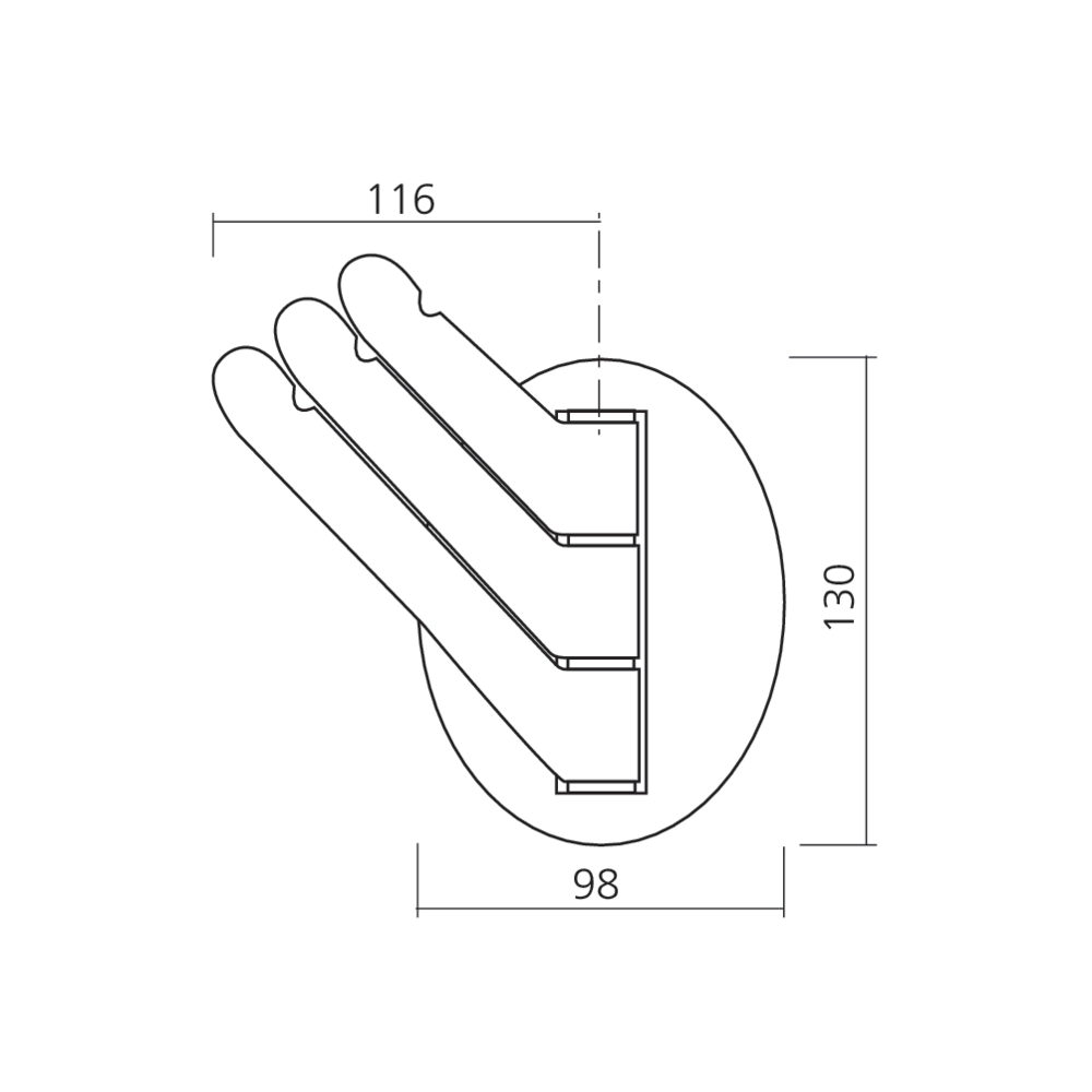 Patère articulée