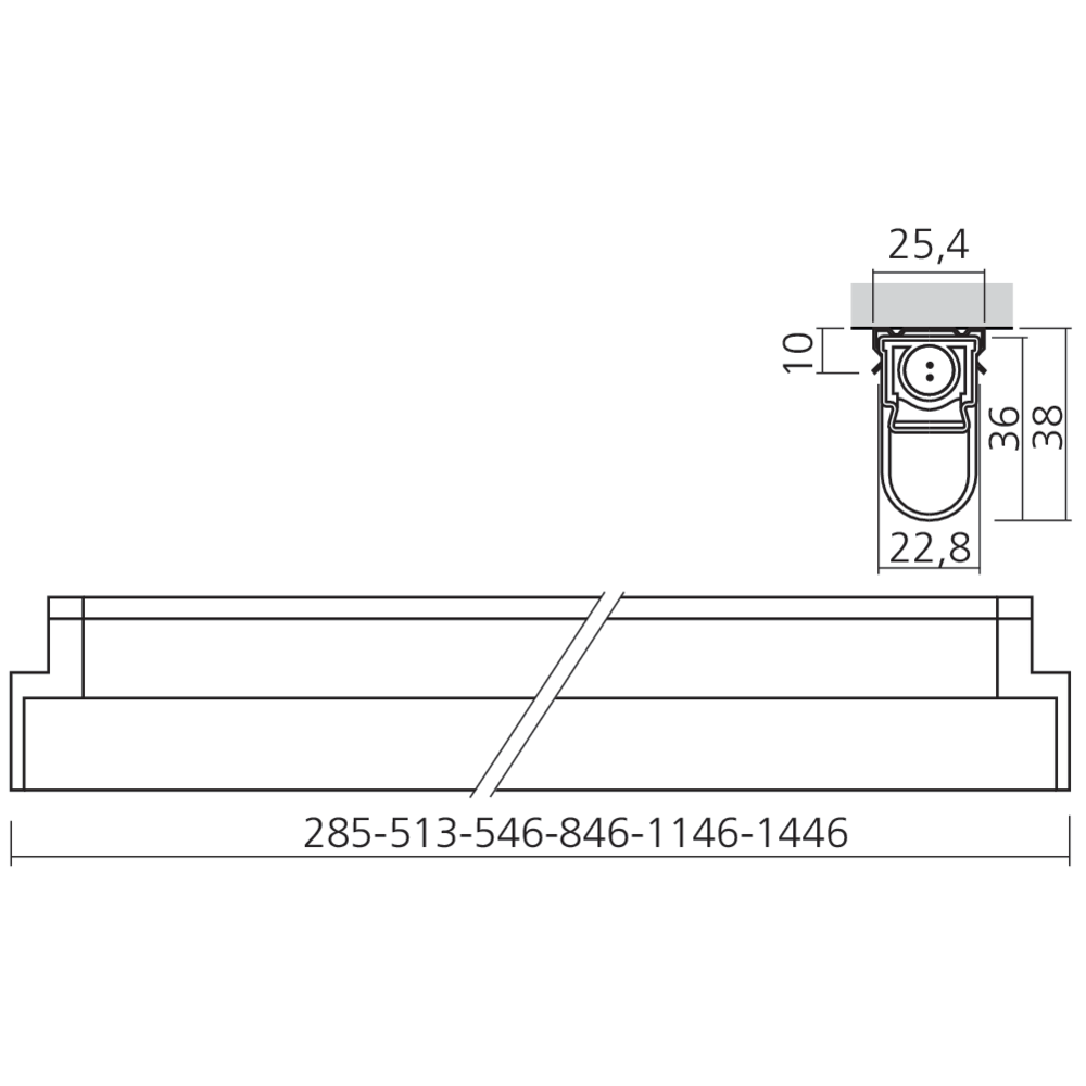 Luminaire tube