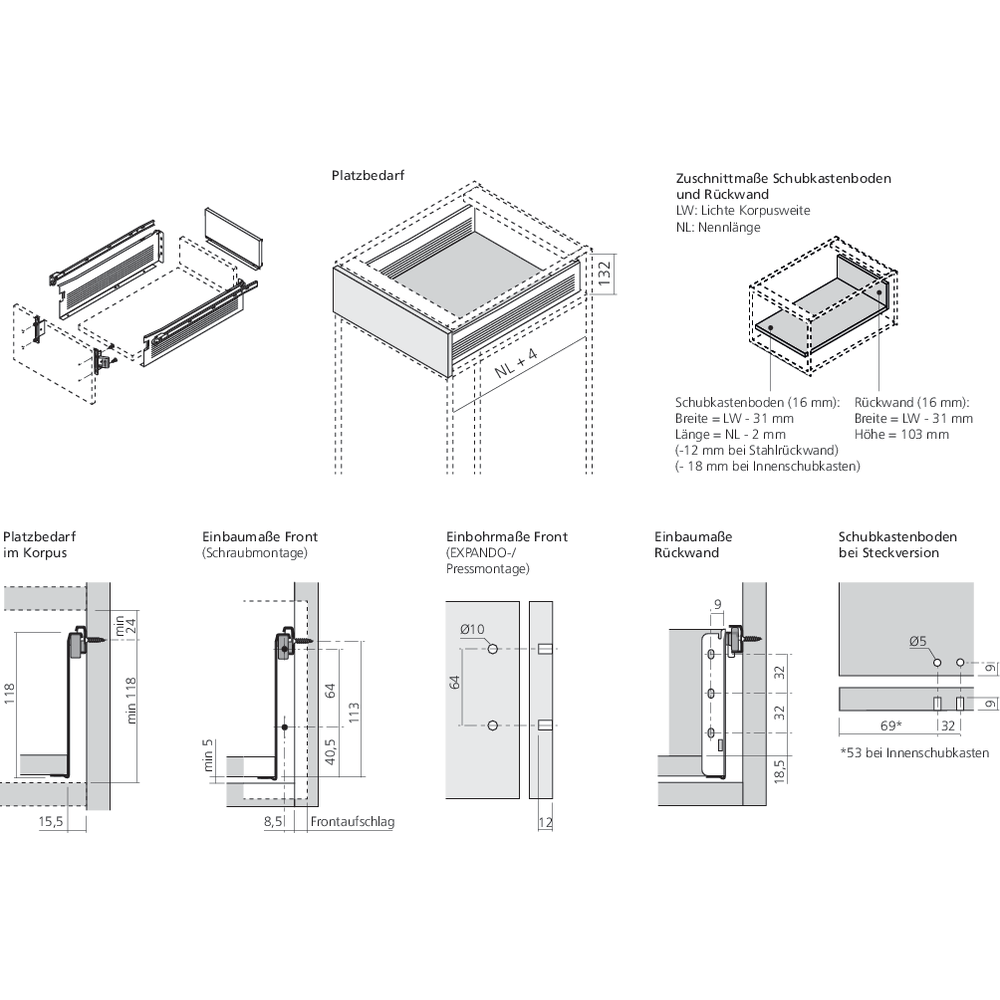 METABOX 320K hauteur 118 sortie simple