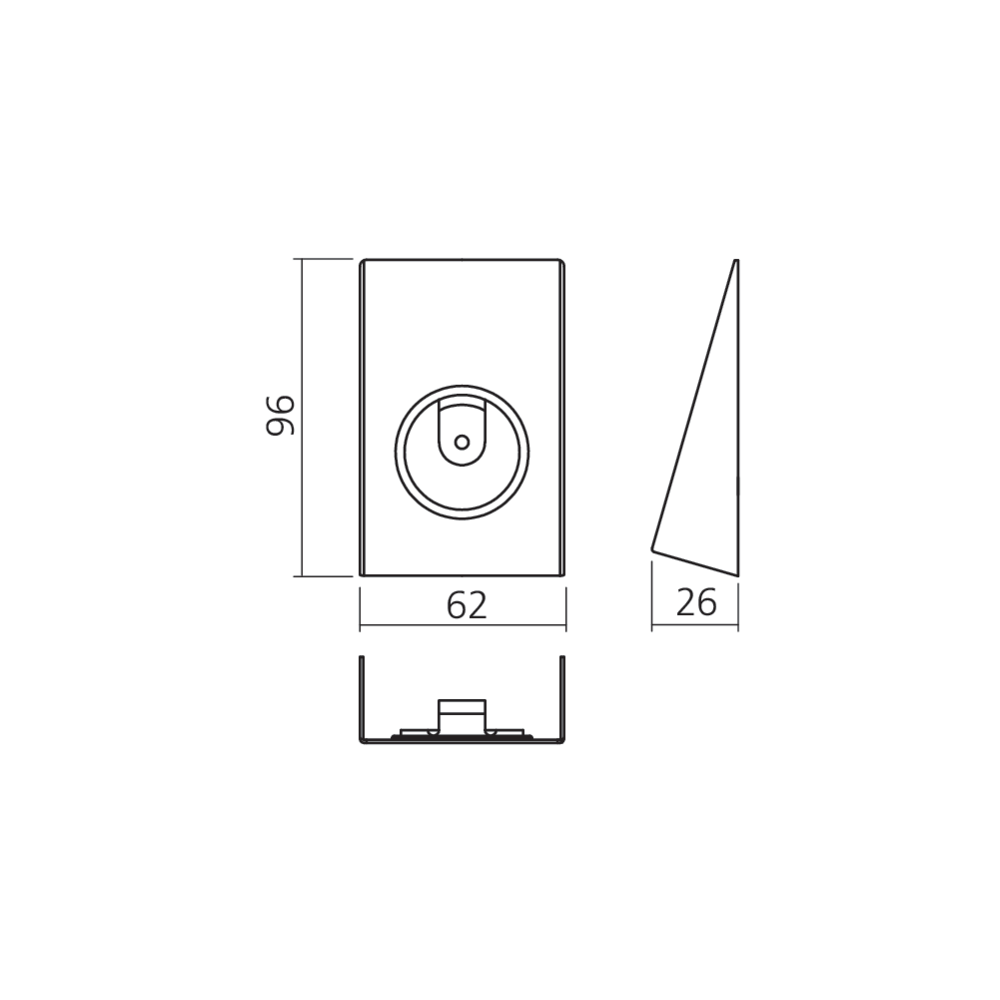 Spot LED JAZZ en applique 12 V