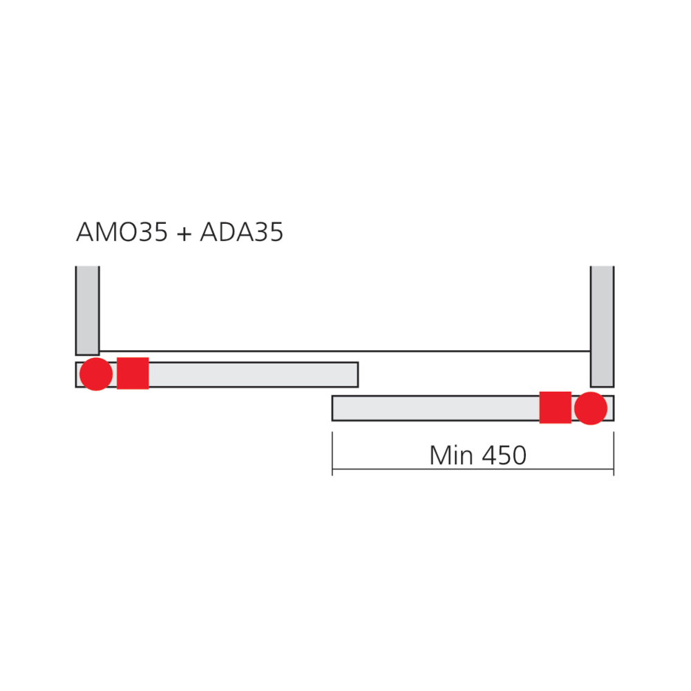 Adaptateur pour amortisseur Combino 20-35 IS