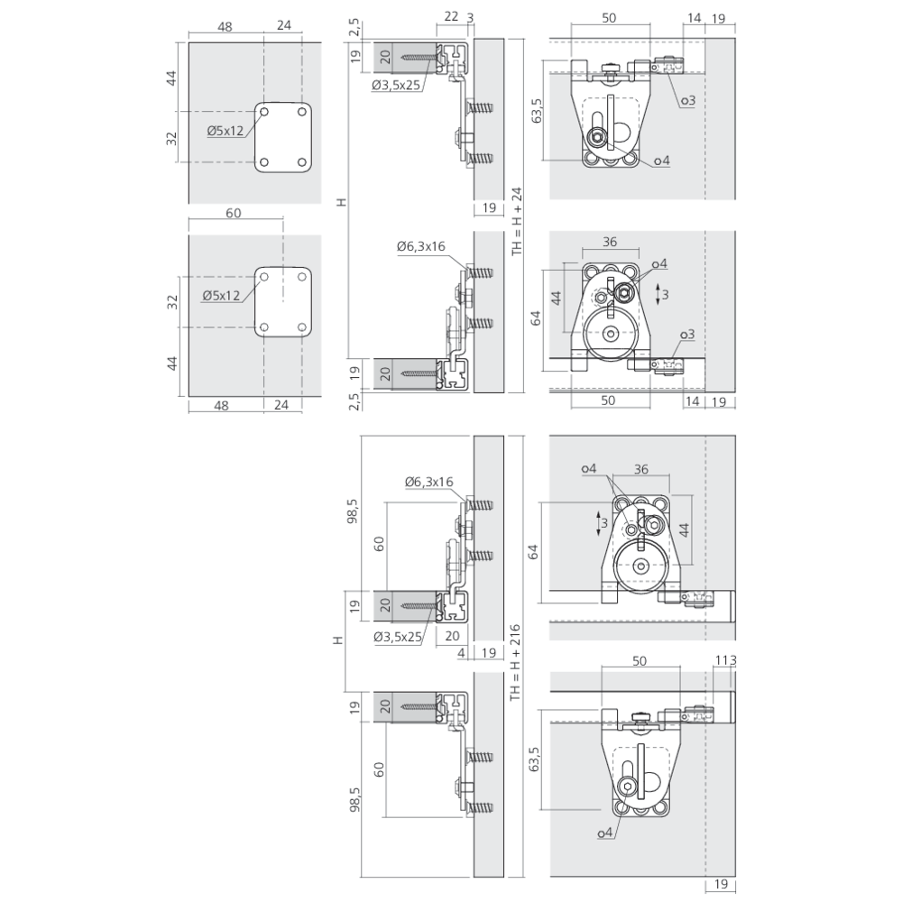 Garniture Regal B25 bois