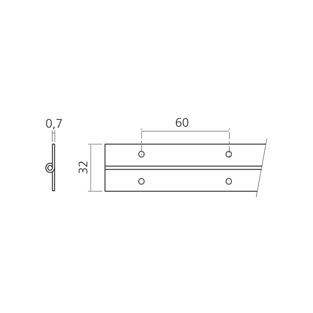 Charnière piano