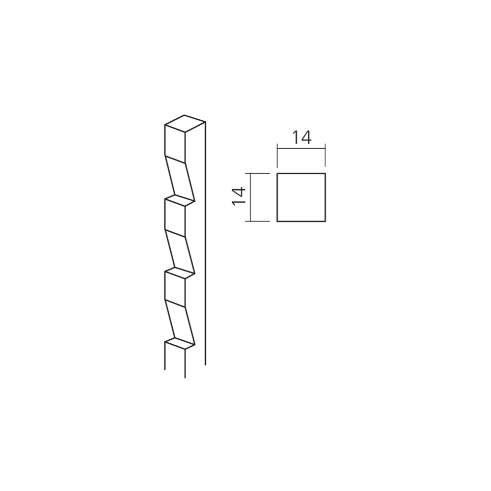 Crémaillère bois