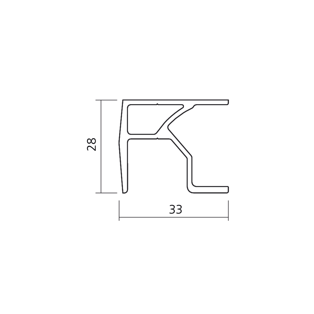 Rail haut PS23