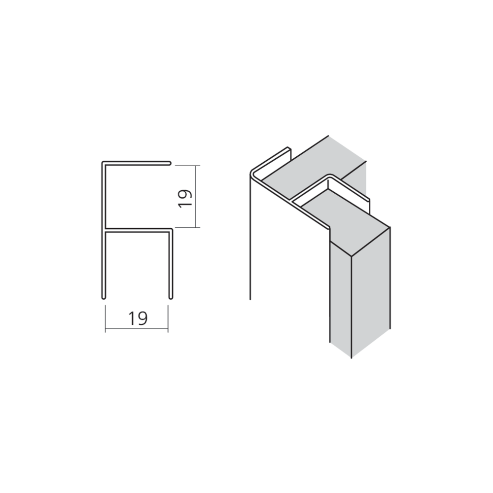 Profil d'angle