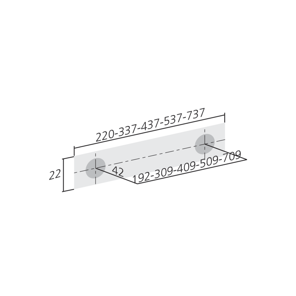 Poignée Ø22 mm