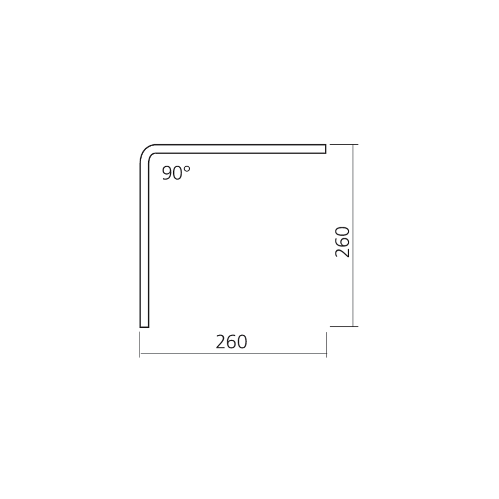 Angle à 90°