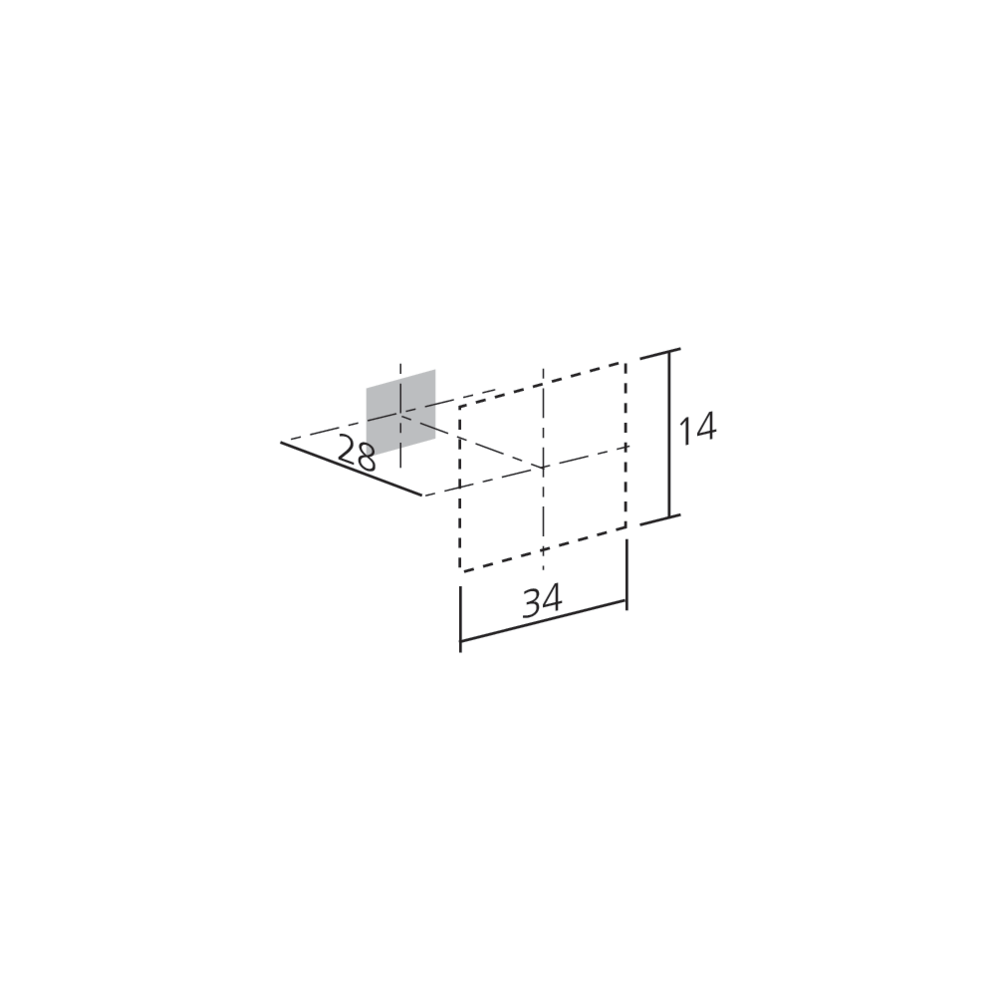 Bouton mini oblong