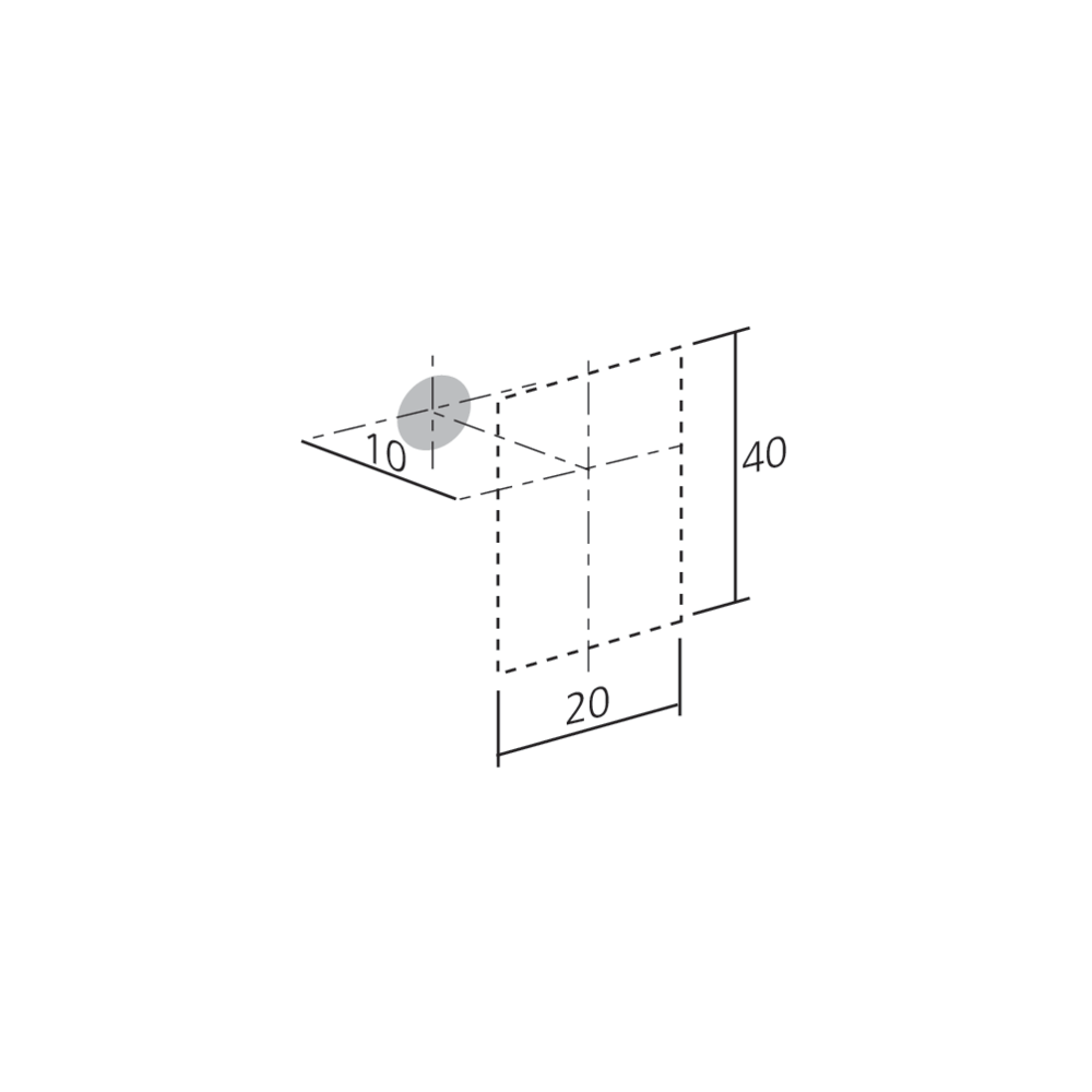 Bouton cuir languette